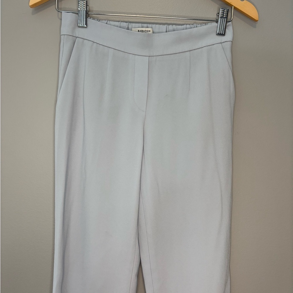 Babaton Conan Atelier Cropped Dress pants in light blue size 0 - Picture 7 of 9